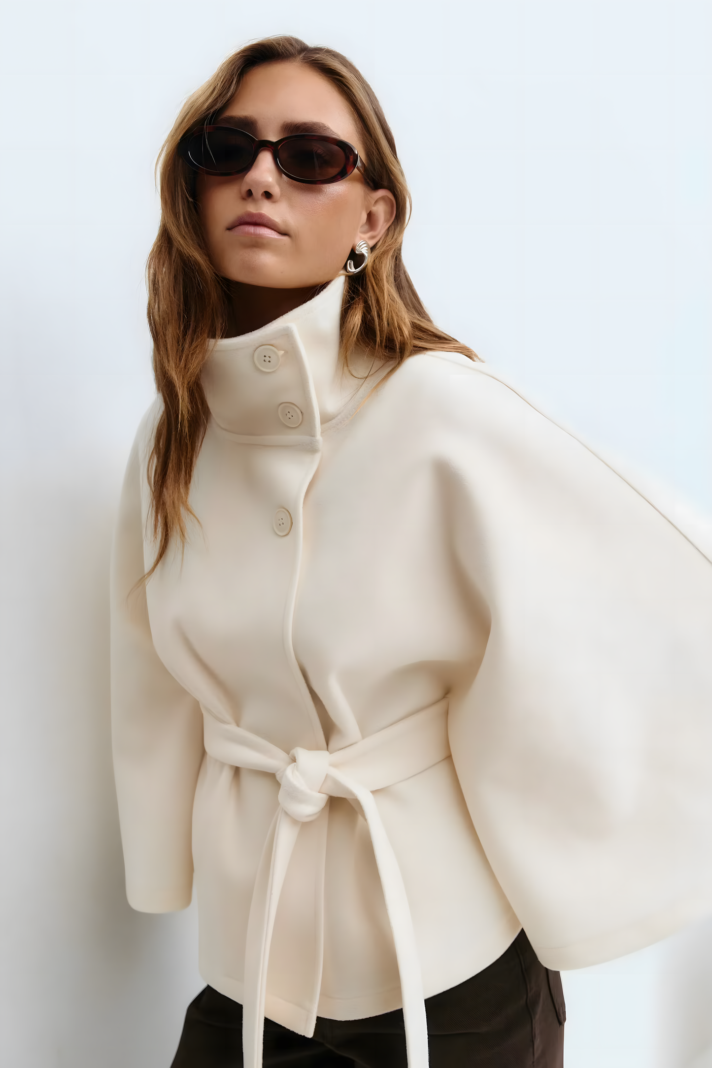 Sairen Poncho Coat